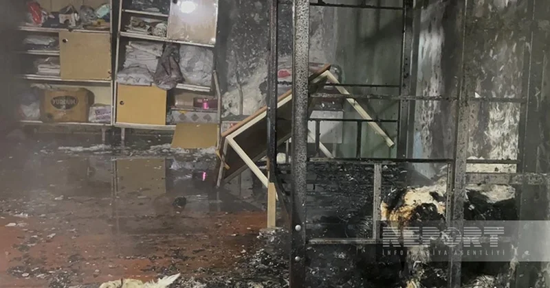 Kürdəmirdə uşaq bağçasında yanğın olub