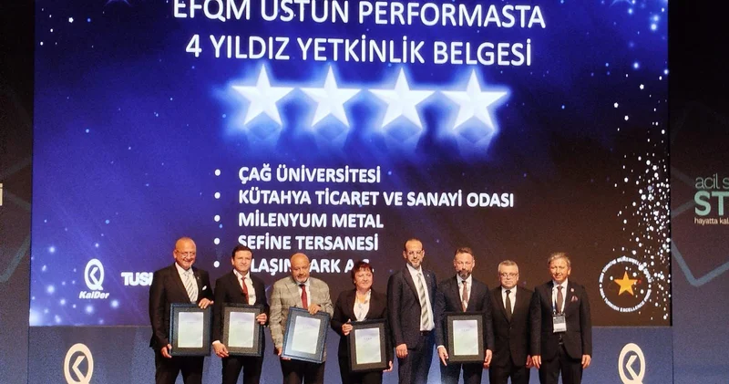 Çağ Universiteti EFQM “Üstün Performans Ödülü”nə layiq görülüb FOTOLAR