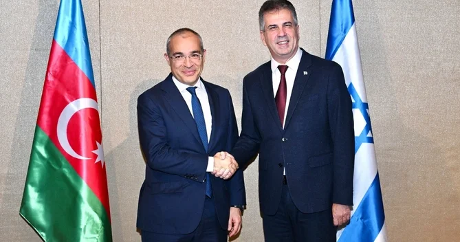 Mikayıl Cabbarov İsrailin energetika və infrastruktur naziri ilə görüşüb