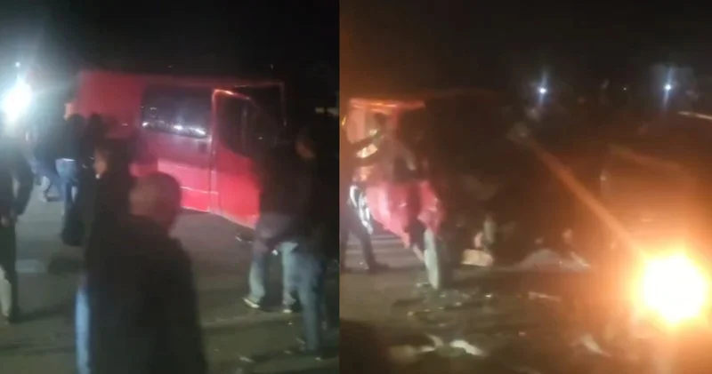 Hacıqabulda yol qəzası baş verib VİDEO