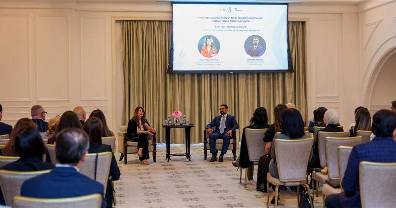 Рахман Гаджиев выступил на сессии Lead Talk AmCham Azerbaijan ФОТО