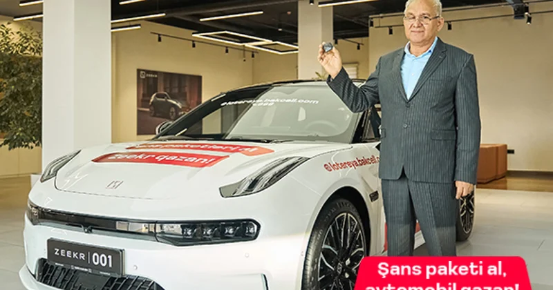 7 й люксовый автомобиль разыгран в лотерее Bakcell