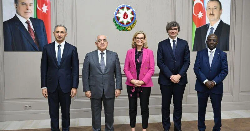 Али Асадов встретился с генеральным секретарем Международного союза электросвязи ФОТО