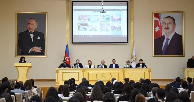 Gəncə Dövlət Universitetin elmi praktiki konfrans keçirilib FOTO