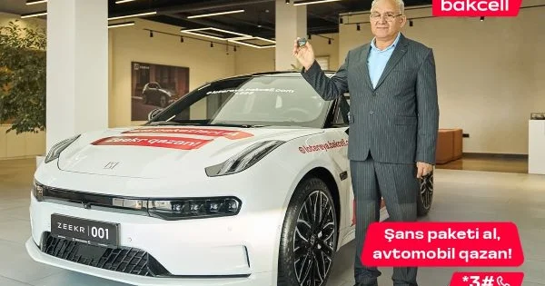 “Bakcell”in lotereyasında 7 ci lüks avtomobil uduldu FOTOLAR