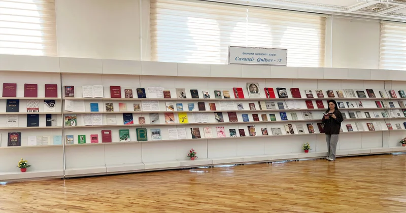 Milli Kitabxanada Cavanşir Quliyevin anadan olmasının 75 illiyi münasibətilə sərgi açılıb