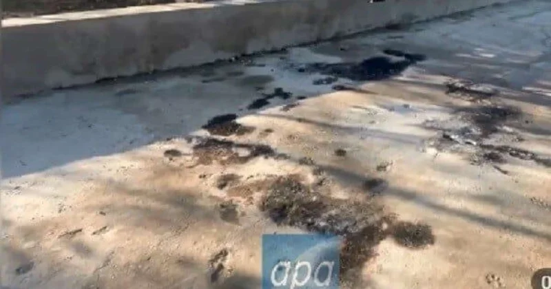 Ofisiantların öldüyü yerdən GÖRÜNTÜLƏR