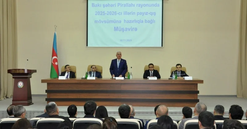 Paytaxtın daha üç rayonunda qarlı havalara hazırlıqla bağlı müşavirələr keçirilib