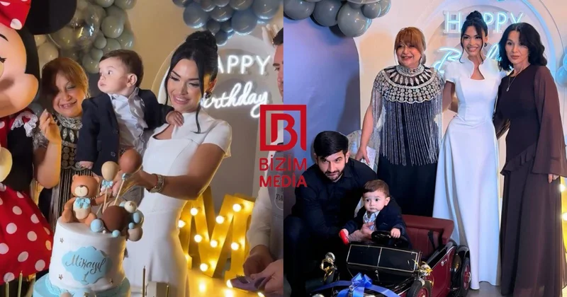 Razi Əliyeva oğlunun 1 yaşını QEYD ETDİ VİDEO