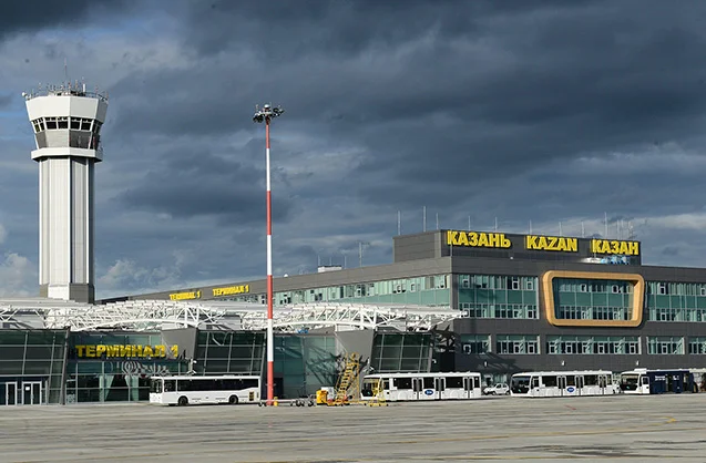 Kazan aeroportunda uçuşlar dayandırıldı