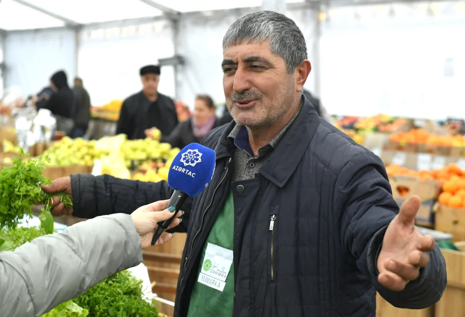 “Özümüz gətirdiyimiz üçün, qiymətlər də münasibdir” “Kənddən şəhərə” Yeni il yarmarkasından REPORTAJ AZƏRTAC