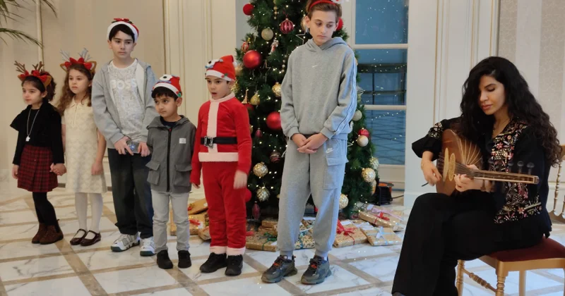 Parisdə “Natəvan” məktəbində Yeni il bayramı qeyd edilib