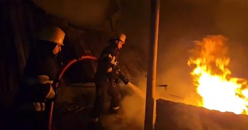 Maştağada böyük obyektdə güclü yanğın olub