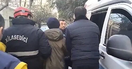 Köməksiz durumda qalan vətəndaşlar xilas edildi Video