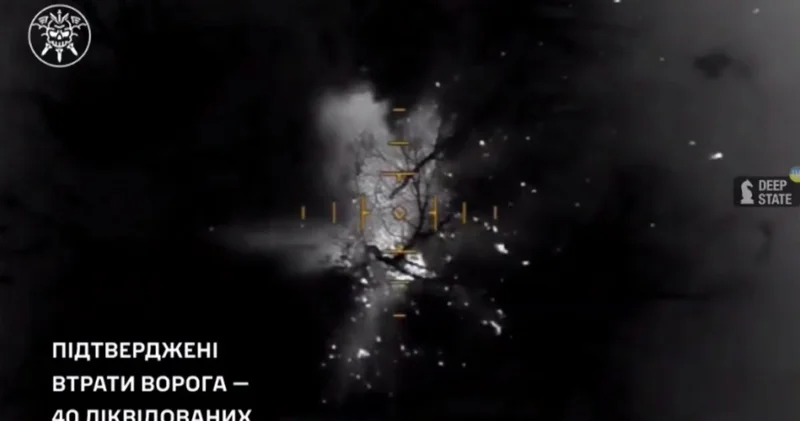 Ukrayna döyüşçüləri Xarkov vilayətində borudan çıxan 40 işğalçını məhv etdi...