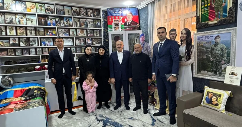 Asif Əsgərov şəhid ailəsini ziyarət edib və vətəndaş qəbulu keçirib FOTOLAR