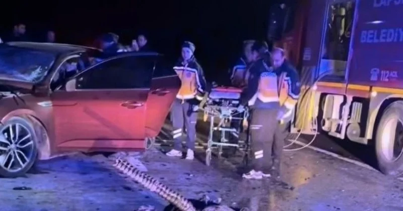 Türkiyədə ağır yol qəzası olub, ölənlər var