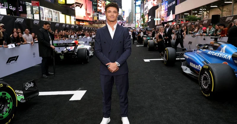 Lando Norris demensiya ilə mübarizə üçün əfsanəvi dəbilqəni imzaladı