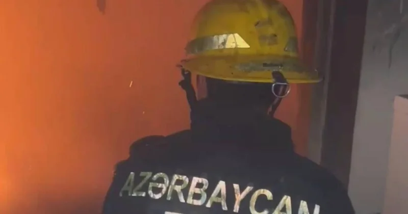 В Баку произошел пожар ВИДЕО