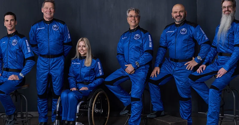 Dünyada İLK DƏFƏ: Əlil arabasındakı şəxs kosmosa səyahət etdi