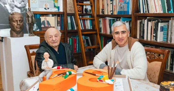 Анар Алакбаров поздравил Омара Эльдарова с 98 летием