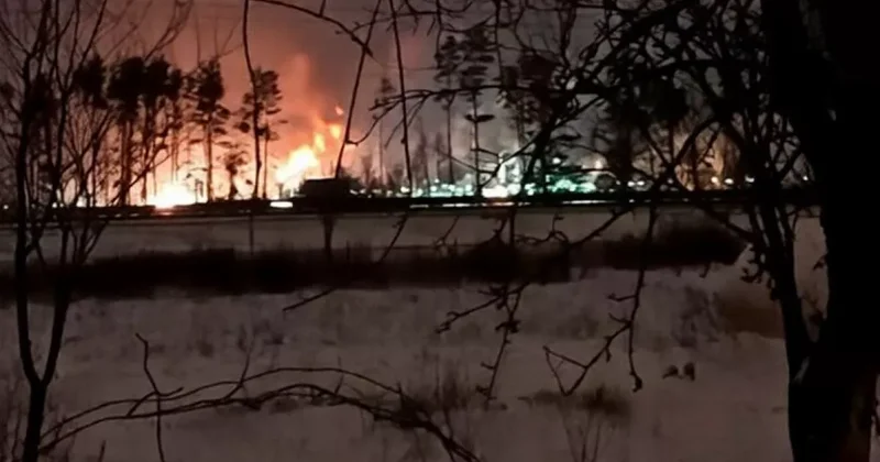 Атаки БПЛА на предприятия Новокуйбышевска и Тольятти ВИДЕО