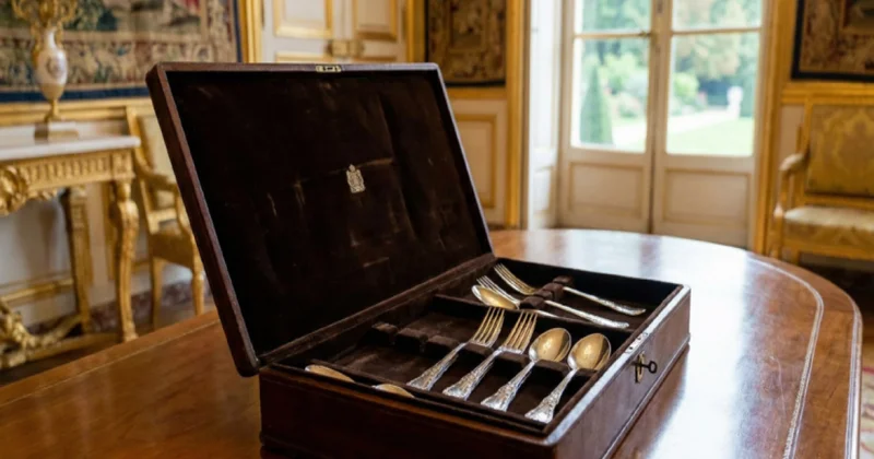 Makronun iqamətgahından 40 min avro dəyərində süfrə ləvazimatları oğurlanıb