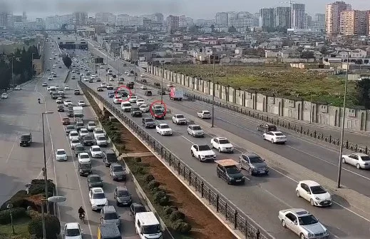 Bakıda prospektdə ard arda iki QƏZA ANBAAN VİDEO