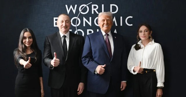 Prezidentlə ailəsinin Trampla görüşündən maraqlı FOTOLAR