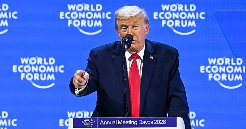 Tramp Davosda özünü diktator adlandırdı VİDEO