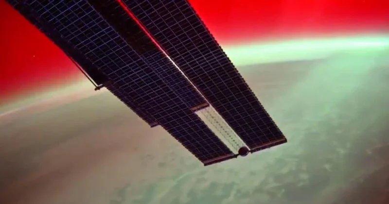 С МКС зафиксировано одно из самых ярких полярных сияний ВИДЕО