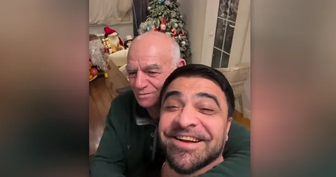 Fərda Xudaverdiyev Qarabağ ın qələbəsinə atası ilə birlikdə sevindi