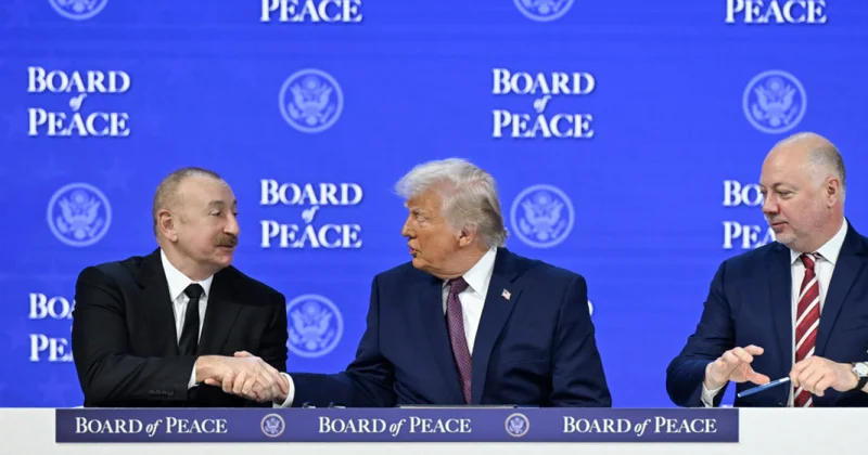 Prezident İlham Əliyev “Sülh Şurasının Nizamnaməsi” sənədinin imzalanma mərasimində iştirakına dair videçarx paylaşıb VİDEO