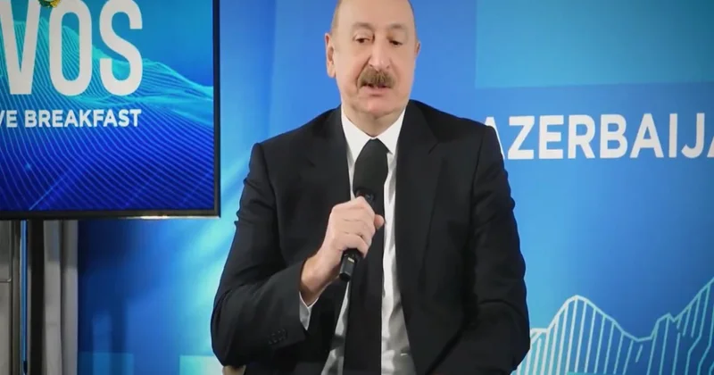 Ильхам Алиев поделился публикацией об участии в ежегодном заседании Давосского форума