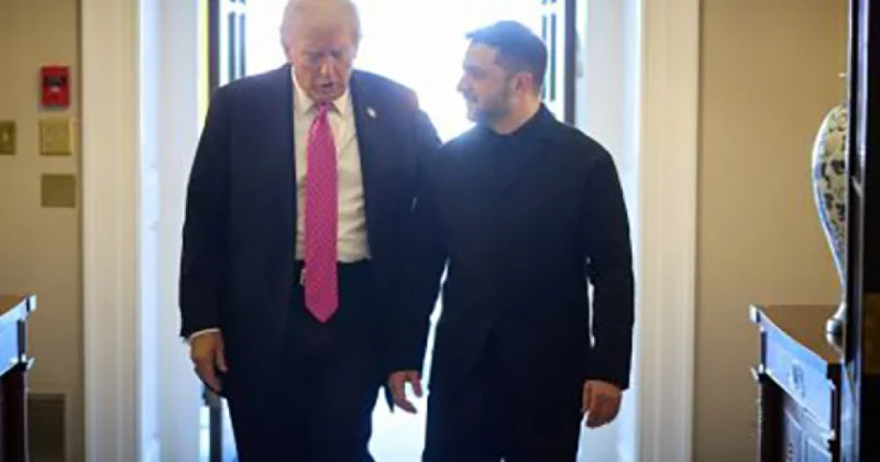 Встреча Зеленского и Трампа длилась почти час