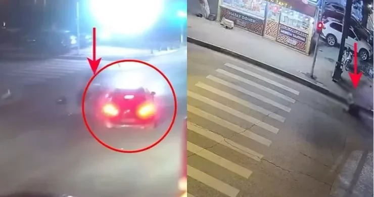 Bakıda motosikletçinin öldüyü dəhşətli qəzanın HADİSƏ ANI