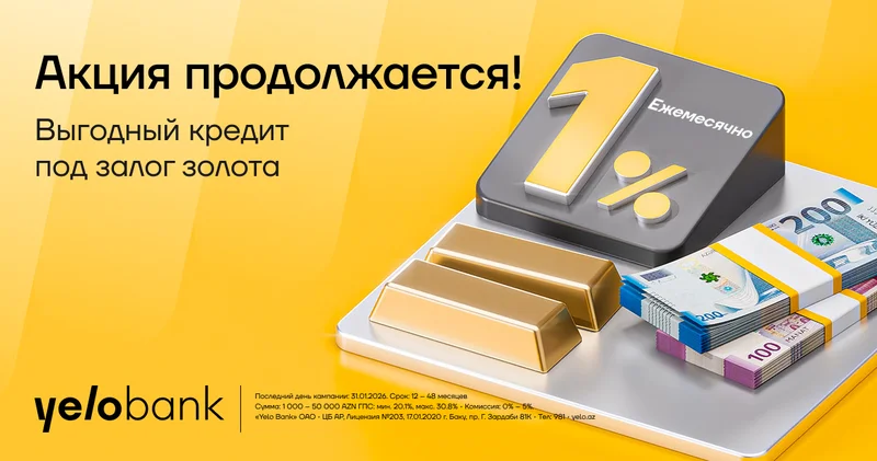 Не откладывай планы: выгодная акция Yelo Bank продолжается!