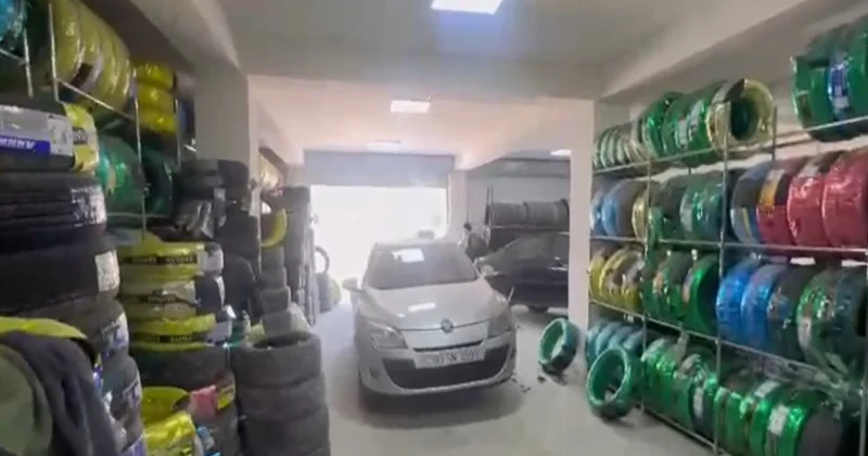 Bakıda yaşayış binasının anbarında yanğın təhlükəsi aradan qaldırılıb VİDEO