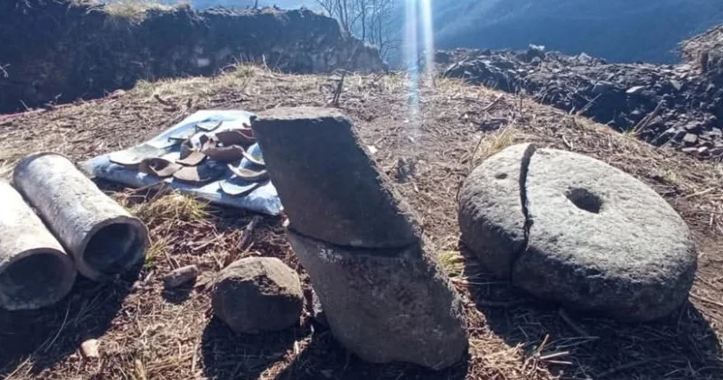 İsmayıllıda dəfinə tapmaq üçün qalanı uçurdular KONKRET