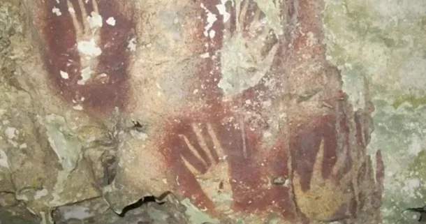 В Индонезии нашли самый древний в мире отпечаток человеческой ладони