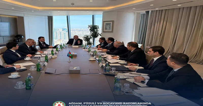 Ağdam, Füzuli və Xocavənd rayonlarında Bərpa, Tikinti və İdarəetmə Xidmətinin hədəfləri müzakirə olunub FOTO