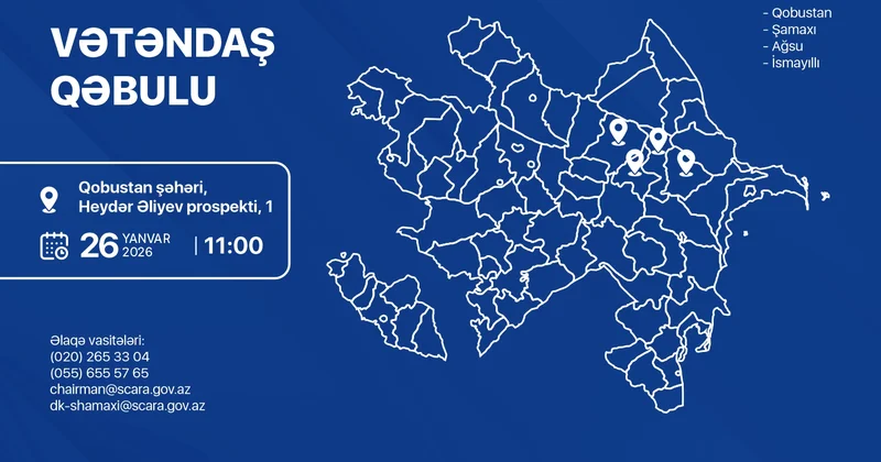 Dövlət Komitəsinin sədri Qobustanda vətəndaşları qəbul edəcək