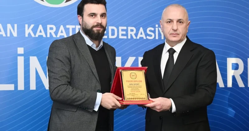 Azərbaycan Karate Federasiyası “Apasport”u mükafatlandırıb