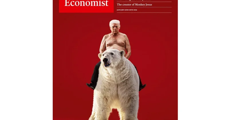 Трамп с голым торсом оседлал медведя на обложке The Economist Minval Politika