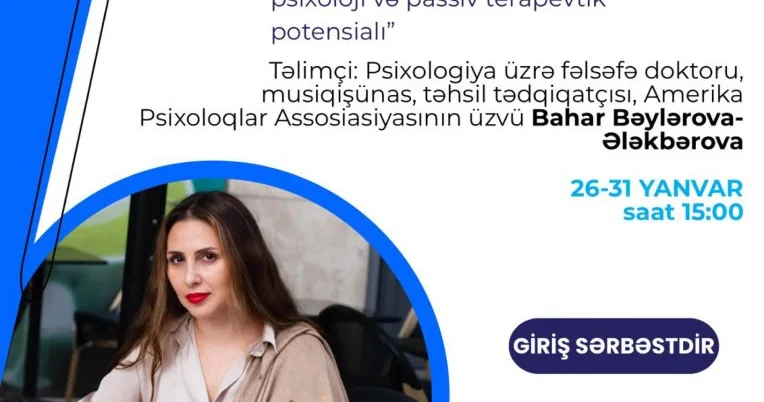 Азербайджанская детская филармония впервые запускает обучающие тренинги по музыкальной психологии