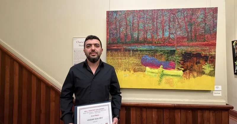 Картина азербайджанского художника признана лучшей на конкурсе в Вашингтоне ФОТО