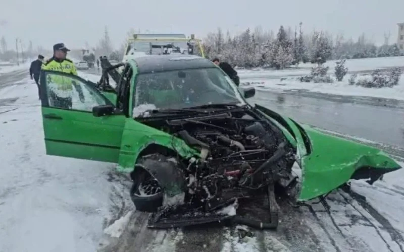 Naxçıvanda yol qəzası: 1 yaralı