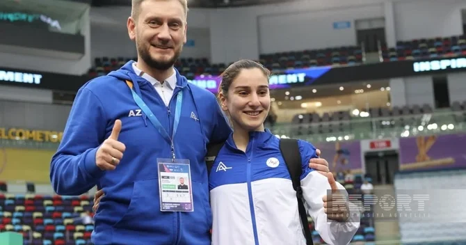 Azərbaycan gimnastı Dünya Kubokunda gümüş medal qazanıb