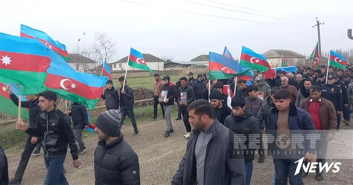 В Сабирабаде состоялись похороны второго солдата, погибшего в Гедабее ФОТО