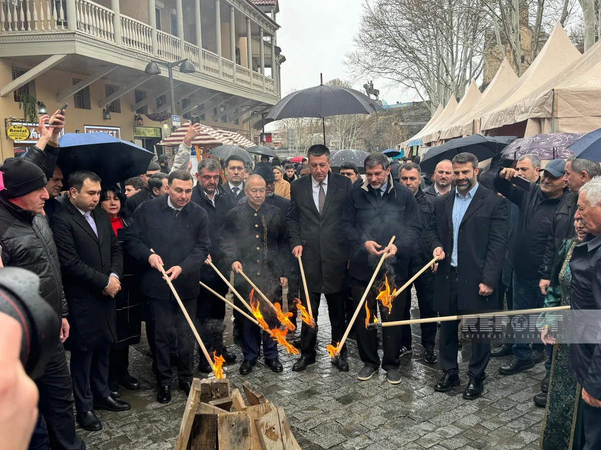 Tbilisinin meri Novruz tədbirlərinə qatılıb